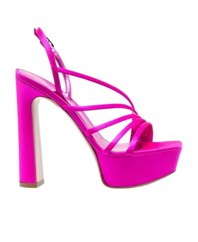 LE SILLA ASYMMETRIC PLATFORM SANDALS