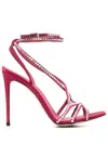 Le Silla Belen 105mm Crystal-embellished Sandals In Red