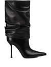 Le Silla Eva Scrunched Ankle Boots In Black