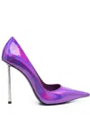Le Silla Bella 90mm Iridescent Pumps In Violett