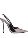 Le Silla Bella 120mm Slingback Pumps In Silver