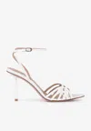 LE SILLA BELLA 80 LEATHER STRAPPY SANDALS