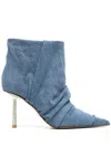 Le Silla Bella 80mm Ankle Boot In Blue