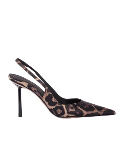 Le Silla Bella 80mm Slingback Pumps In Black