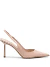 Le Silla Bella 95mm Patent Leather Pumps In Neutrals