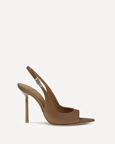 Le Silla Bella Chanel Sandals In Brown