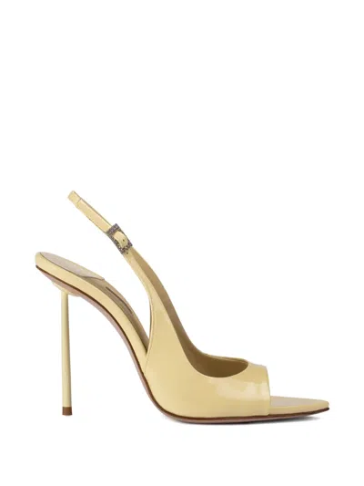 Le Silla Bella Heeled Sandals In Yellow