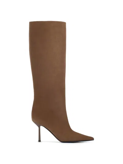 Le Silla Bella Knee-high Leather Boots In Brown