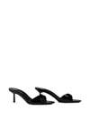 Le Silla Bella Pointed Sandals In Black