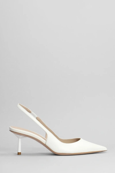 Le Silla Bella Pumps In White Leather