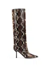 Le Silla Bella Python-print Boots In Animal Print