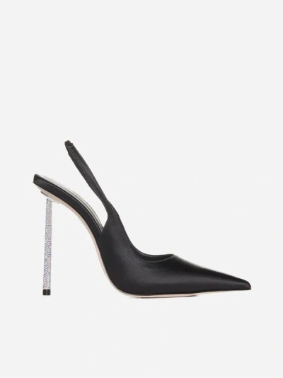 Le Silla 120mm Slingback Pumps In Black