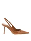 Le Silla Pointed High-heeled Sandals In Brown