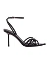 Le Silla Bella Strappy Sandals In Black