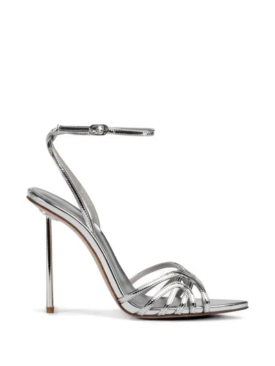 Le Silla Bella Strappy Sandals In Silver