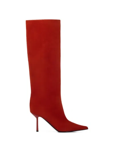 Le Silla Bella Suede Boots In Multi