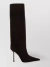 Le Silla Bella Suede Knee Length Boots In Brown