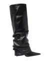 Le Silla 'sleek Slouchy Stiletto' Knee-high Boots In Negro