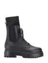 Le Silla Ranger Leather Ankle Boots In Black