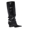 Le Silla 'sleek Slouchy Stiletto' Knee-high Boots In Black