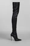 Le Silla Eva Thigh-high Stiletto Boots In Black