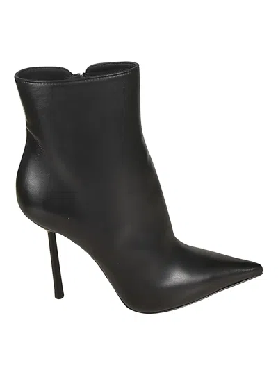 Le Silla Side Zip Boots In Black