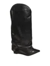 Le Silla Andy Layered Slouchy Boots In Black
