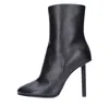 Le Silla Woman Ankle Boots Black Size 5.5 Textile Fibers In Nero Neri E Grigi