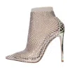 Le Silla Boots Grey In Grigio Neri E Grigi