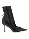 Le Silla Black Colette Ankle Boots In Negro