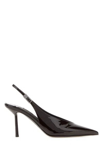 Le Silla Brown Leather Chanel Pumps