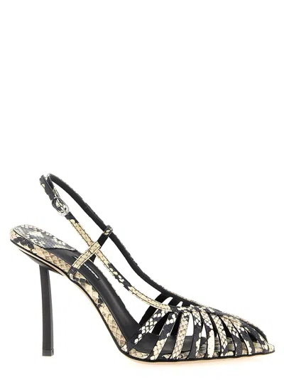Le Silla Cage Pumps Multicolor
