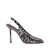 Le Silla Cage Pumps Silver
