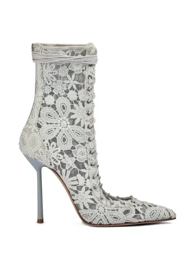 Le Silla Chantilly Floral Ankle Boots In Multi