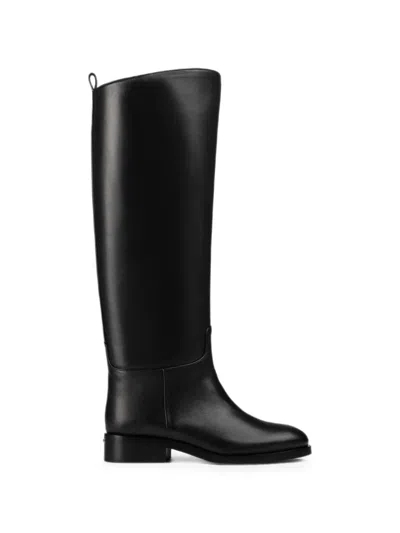 Le Silla Charlotte Leather Boots In Black