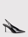 Le Silla 100mm Clivage Slingback Crystal-embellished Pumps In Black