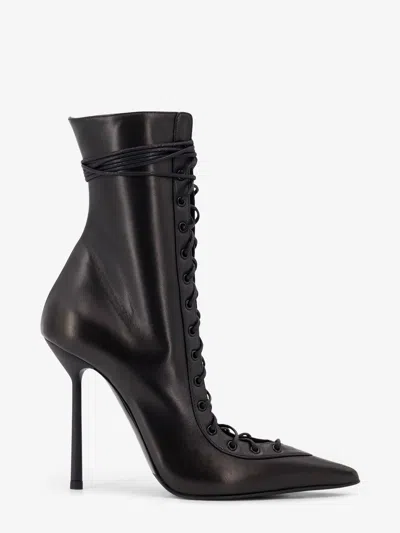 Le Silla Colette 120 Leather Boots In Black