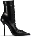 Le Silla Colette High Heels Ankle Boots In Black Leather In Black