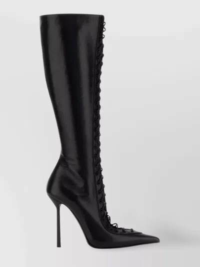 LE SILLA COLETTE KNEE LENGTH POINTED TOE STILETTO BOOTS