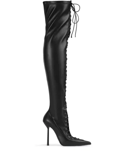 Le Silla Colette Thigh-high Boot 120 Mm In Black