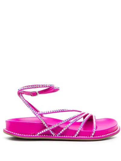 Le Silla Crystal-embelished Sandals In Pink