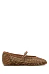 Le Silla Ballerine Gilda In Rete Caramello  Donna In Brown