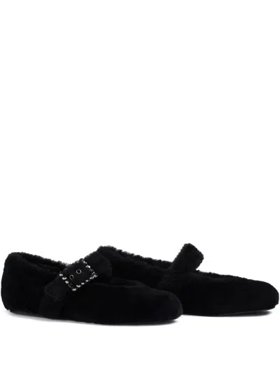 Le Silla Danielle Ballet Flats In Black
