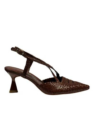 Le Silla Dark Brown Glida Pumps