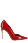 Le Silla Vivienne Pumps In Red Patent Leather In Rosso