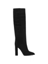 Le Silla Elsa Croc-effect Boots In Black