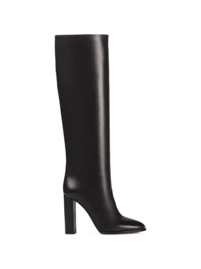 Le Silla Elsa Leather Boots In Brown