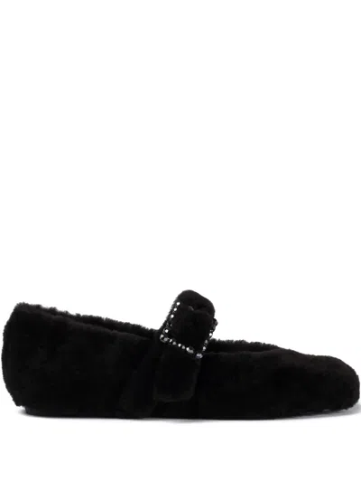 Le Silla Embellished Black Slipper