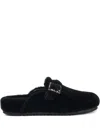 Le Silla Embellished-buckle Slip-on Sandals In Black