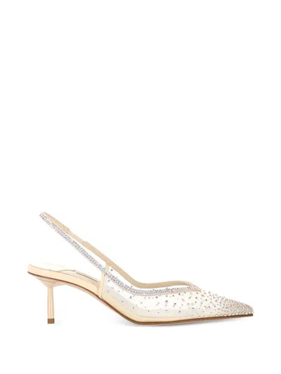 Le Silla Embellished Slingback Sandals In Multi